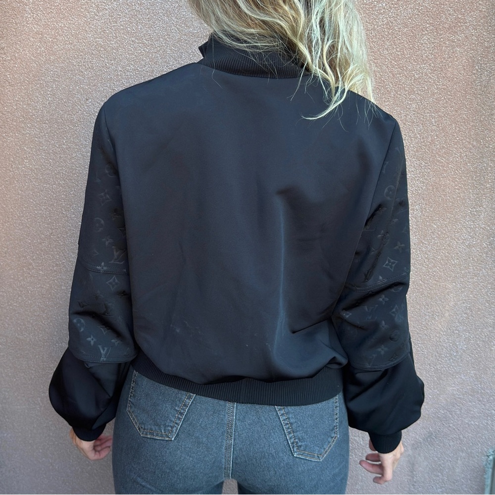 Louis Vuitton Zip-Up Jogging Jacket – Monogram Black - Picture 7 of 8